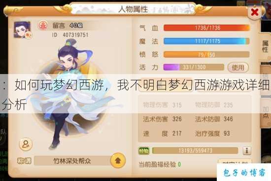 ：如何玩梦幻西游，我不明白梦幻西游游戏详细分析 第1张