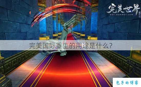 完美国际重生的用途是什么？ 第1张