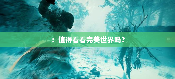 ：值得看看完美世界吗？ 第1张
