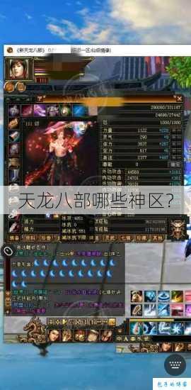 天龙八部哪些神区？ 第1张