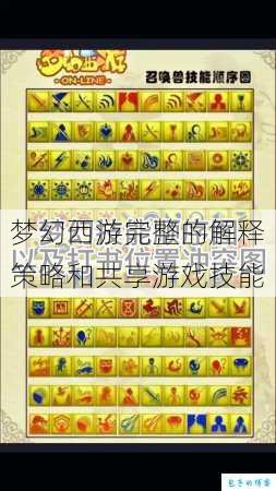 梦幻西游完整的解释策略和共享游戏技能 第1张