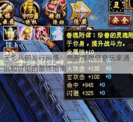 天龙八部发布网是啥？能了解哪些信息？怎么找？ 第2张