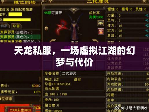 天龙八部sf私服详解：高爆率、快速成长，摆脱官方束缚 第1张