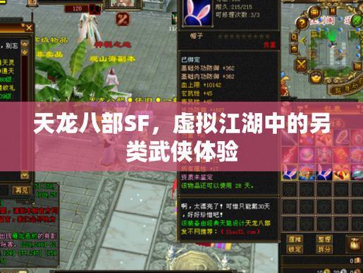 天龙八部SF是什么？玩家搭建的另类版本，如何顺畅玩转？ 第4张