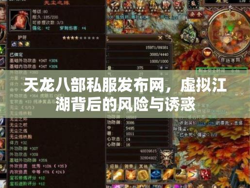 天龙八部私服是什么？好处、风险全解析，玩家必看