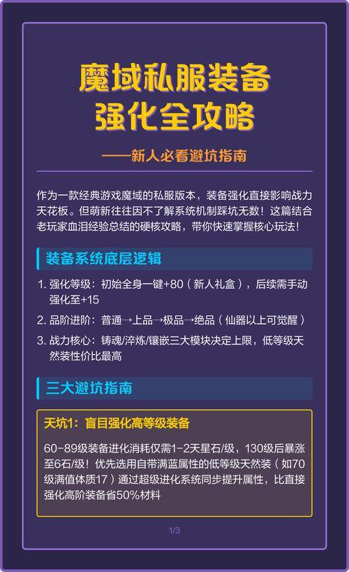 魔域私服深度解析:职业选择、玩法攻略与装备强化全指南 第2张 魔域私服深度解析:职业选择、玩法攻略与装备强化全指南 第2张