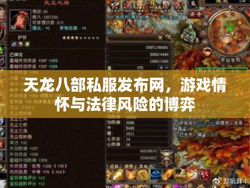 天龙八部私服解析：探索自由游戏体验的优势与风险 第3张