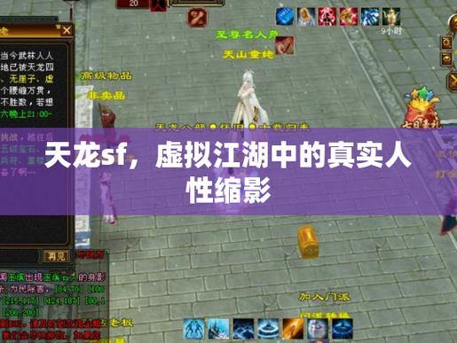 天龙八部SF玩家亲身体验：江湖争霸、探秘与师徒情谊 第2张