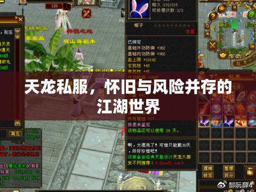 天龙私服冒险指南:分享技巧、选择角色,探索广阔世界 第4张 天龙私服冒险指南:分享技巧、选择角色,探索广阔世界 第4张