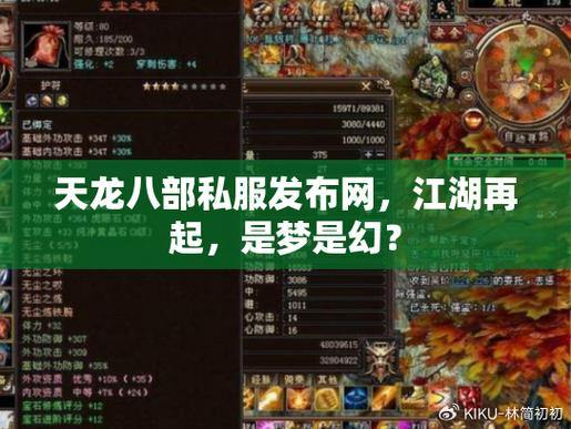 天龙八部私服发布网是什么？为何要找它？这里给你答案 第2张