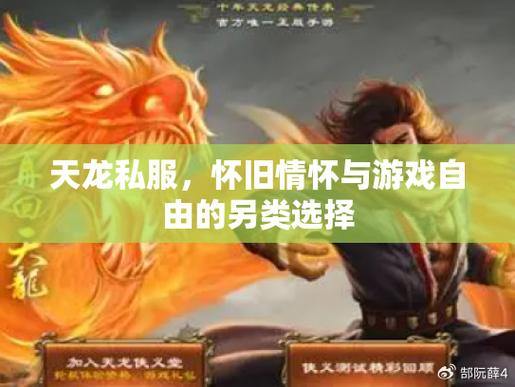 探索天龙私服：华丽江湖、自由门派选择与激情战斗 第4张