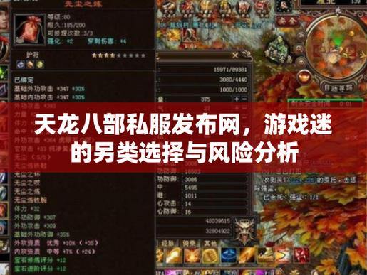 天龙八部发布网怎么找？这些风险和经验你得知道 第1张