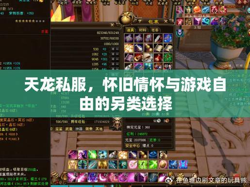 天龙八部私服发布网：全新体验、自由定制、丰富选择 第2张
