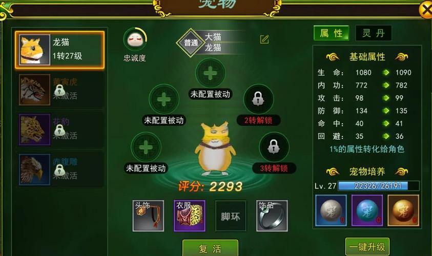 热血江湖私服攻略：职业选择、属性点分配与宠物培养技巧 第3张