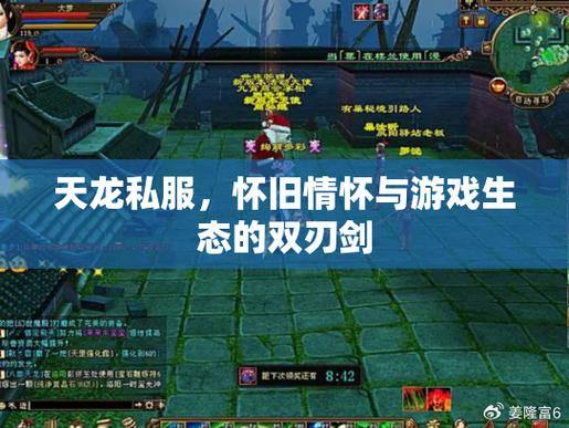 天龙八部公益私服：经典重现、公平游戏，体验不一样的游戏乐趣 第3张