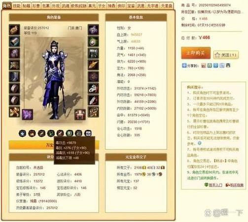 天龙八部私服评测：职业选择、装备强化全攻略 第4张