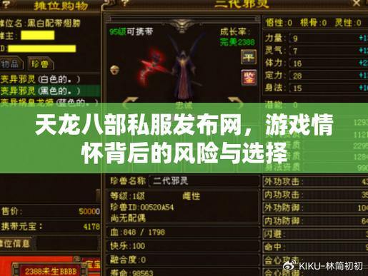 天龙八部私服发布网，多样玩法自由定制任你选 第1张